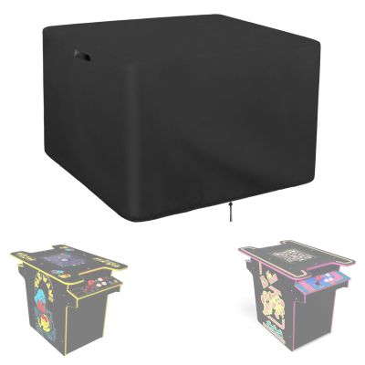 Safipotts Arcade Cover Compatible with Arcade1Up Pac-Man Head-to-Head Arcade Table, 420D Waterproof & Dustproof Game Table Cover,Black(36.6''L x 24.4''W x 28.7''H)