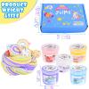 5 Pack Butter Slime Kit, with Fun Slime Add Ins, Soft Non-Sticky, Stress Relief Toy, Birthday Gifts for Kids, Classroom Rewards, DIY Slime Party Favor for Girls & Boys view 4
