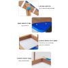 Wood Sandbox with Cover, Sand Box with 2 Bench Seats for Aged 3-8 Years Old, with Adjustable Height Canopy, Sand Pit for Beach Patio Outdoor view 3