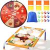 HyDren 22 Pcs Fall Thanksgiving Bean Bag Toss Game for Kids Adults Fall Festival Party Games Turkey Pumpkin Dart Board with Balls Corn Hole Games Set for Family Party Indoor Outdoor Yard Activity view 1