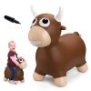 Upper Rider Bouncy Horse Hopper, Inflatable Farm Cow Bouncy Bull, Bounce and Ride on Animal Bouncer for Toddlers, Indoor Outdoor Birthday Gifts for Boys Girls 18 Months 2 3 4 5 6 Years Old view 1