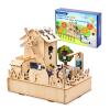 ACEBOTT ESP32 IOT Smart Farm Kit Compatible with Arduino/Scratch, STEM Kit Coding Kit with APP Control, Stem Toys Wooden House Building kit, STEM Educational kit for Kids 12+ view 1