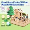 ACEBOTT ESP32 IOT Smart Farm Kit Compatible with Arduino/Scratch, STEM Kit Coding Kit with APP Control, Stem Toys Wooden House Building kit, STEM Educational kit for Kids 12+ view 2