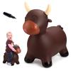 Upper Rider Bouncy Horse Hopper, Inflatable Farm Cow Bouncy Bull, Bounce and Ride on Animal Bouncer for Toddlers, Indoor Outdoor Birthday Gifts for Boys Girls 18 Months 2 3 4 5 6 Years Old view 1