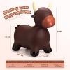 Upper Rider Bouncy Horse Hopper, Inflatable Farm Cow Bouncy Bull, Bounce and Ride on Animal Bouncer for Toddlers, Indoor Outdoor Birthday Gifts for Boys Girls 18 Months 2 3 4 5 6 Years Old view 4