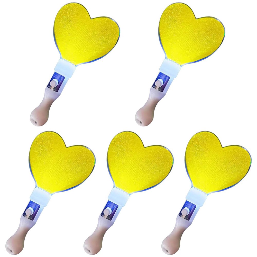 KANGQL Handheld Lamp, Glow Sticks Light Color Changing Light Heart Lamp Gifts for Interior Livehouse New Year Concert Lamp
