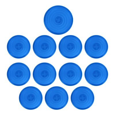 12pcs Arcade Button Caps for Mechanical Push Buttons Cover, Arcade Button Cover Set, Switches Controller Buttons Covers, for Kailh Cherry Akko Glorious Switches, 20.2mm 25.3mm (Blue)