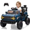 12v Ride On Truck with Remote Control Licensed Ford Bronco Raptor Electric Vehicle for Kids,Toddler Cars to Drive,Sefety Belt,Lockable Door,Slow Start,1.3-2.5 Mph,Bluetooth Music view 1