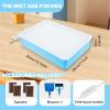 ZLHETWT Sand Light Table, Sand Light Art Table, Sand Light Box, DIY Sand Painting Light, Fun Sand Light Table Sand Light Art Table with Sands Mini Broom and Dustpan for Boys Girls (Blue) view 2