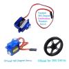 10pcs/lot FS90R 360 Degree Continuous Rotation servo Wheel DIYmall 180 Degree servo(Feetech 360 Servo) view 2