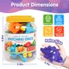 CZTCDP Dinosaur Alphabet Learning Toys - 13PCS Double-Sided Dinosaur Matching Game for Toddlers, Montessori Preschool Educational Sensory Toy  Gift for Boys & Girls view 4