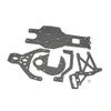 FLMLF Rc Car Engine Chassis Gear Fuel Tank Plate Rear Front Upper Metal Plate for 1/5 HPI ROFUN ROVAN KM Baja 5B 5T 5SC Parts (Grey) view 2
