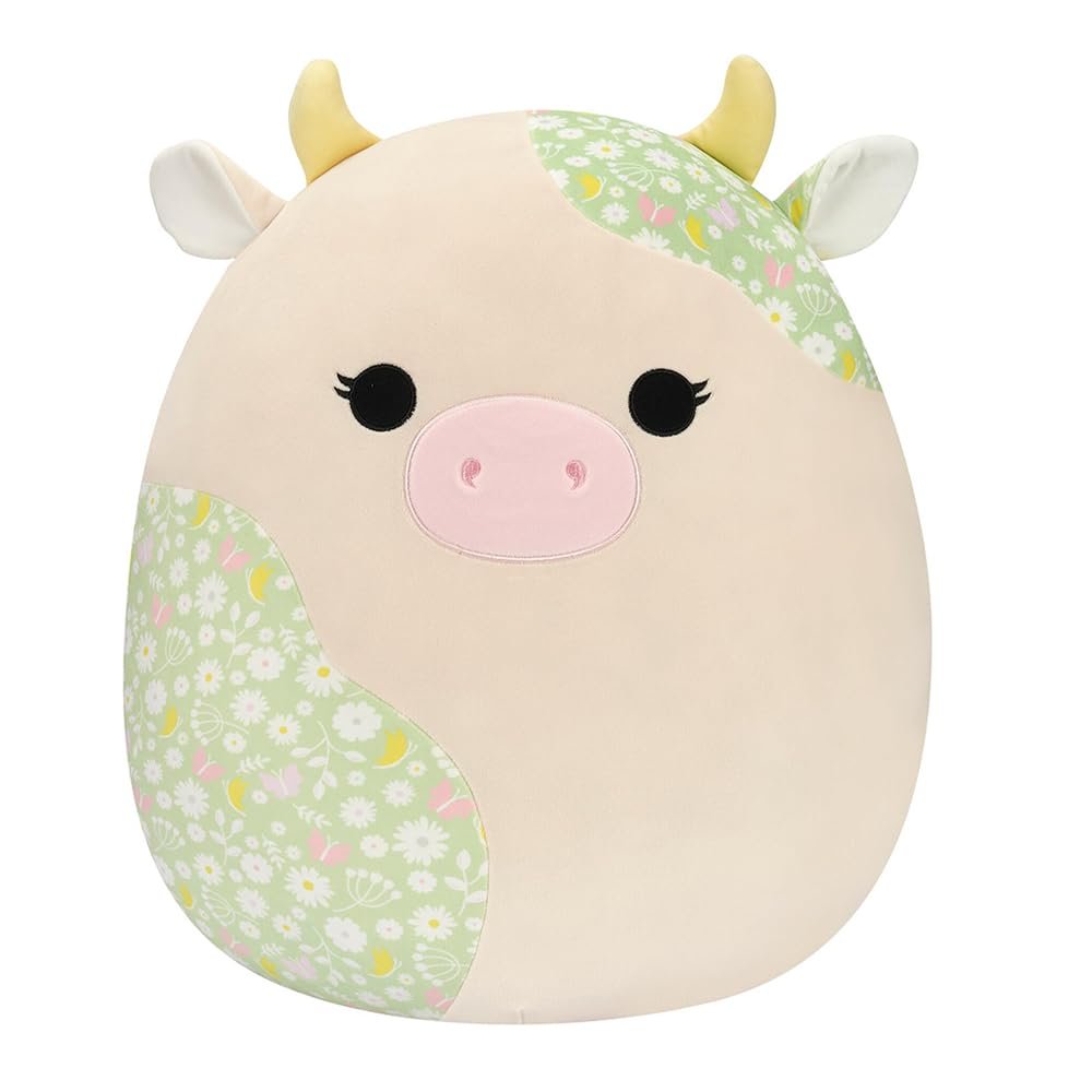 Squishmallows 8" Ada Cream Cow - Small Super Soft Official Toy Plush