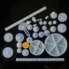 34 Kinds of Rack and Pinion Gear Bag Toy Model Pulley Plastic Worm Gear Reducer DIY Kit view 1