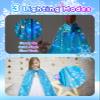 Frozen Toys for Girls-Princess Dress Up Set, 3 Lighting Mode Princess Cape, Music & Light Up Wand, Kids Makeup Kit, Wig, Mask, Gloves, Dress-up Accessories for Princess Cosplay Costume for Girl Age 3+ view 3