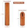 SpexDarxs 12 Numbered Block Tossing Game, Wooden Throwing Set with Scoreboard & Carrying Bag, Outdoor Backyard Lawn Games for Teens Adults Family view 2