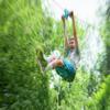 Trelines NA847131 Zip Line with Brake Green Black view 3