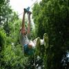 Trelines NA847131 Zip Line with Brake Green Black view 4