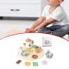 Tea Set Play Kitchen Accessories Toddlers Afternoon Tea Time for Kids Children, Style A view 2