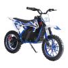 mufsceku 36V Electric Kid Dirt Bike,Off Road Mini Motorcycle,350W Motor Rocket Motorcycle Speed Up to 25 MPH,10 Inch Tires Dirt Bike,Mini Off Road Electric Vehicles Blue view 1