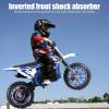 mufsceku 36V Electric Kid Dirt Bike,Off Road Mini Motorcycle,350W Motor Rocket Motorcycle Speed Up to 25 MPH,10 Inch Tires Dirt Bike,Mini Off Road Electric Vehicles Blue view 3