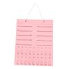 RRULNVGYQ Storage Bag Jewelry Display Holder Kids Tiara Mini Washing Machine Storage Hangers Hanging Jewelry Display Bags Hair Clip Jewelry Holder Pink Organizer Child Felt Wall-mounted/823 view 1
