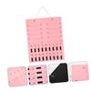 RRULNVGYQ Storage Bag Jewelry Display Holder Kids Tiara Mini Washing Machine Storage Hangers Hanging Jewelry Display Bags Hair Clip Jewelry Holder Pink Organizer Child Felt Wall-mounted/823 view 3