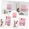 RRULNVGYQ Storage Bag Jewelry Display Holder Kids Tiara Mini Washing Machine Storage Hangers Hanging Jewelry Display Bags Hair Clip Jewelry Holder Pink Organizer Child Felt Wall-mounted/823 view 4