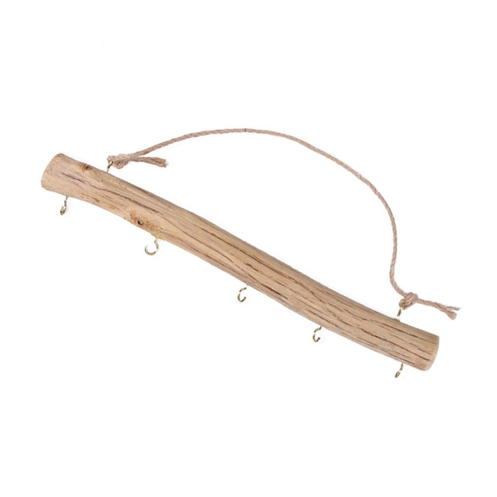 RRULNVGYQ Jewelry Hanger Key Hanger Mounted Jewelry Holders Wall Mounted Clothes Hanger Trinket Shelf Jewelry Storage Hooks Shelf Decor Hooks for Keys Key Rack Wood Nordic Ledge/828