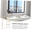 RRULNVGYQ Earring Organizer Rack Jewelry Stands Necklace Display Tower Jewelry Rack Earring Hanger Necklaces Show Rack Tabletop Jewelry Holder Wrought Iron Accessories Earrings/755 view 3