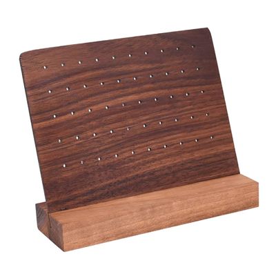 RRULNVGYQ 1 Pc 56 Earring Display Stand Earring Holder Ear Studs Display Board Jewelry Display Props Ear Studs Rack Bracelet Stand Display Shelf Jewelry Holder Earrings Stud Holder Wooden/830