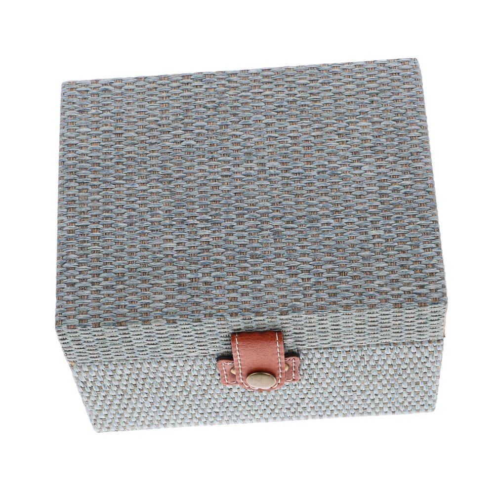 RRULNVGYQ Box Wooden Storage Box Jewelry Sundries Storage Case Trinket Case Earring Storage Case Flannel Decorate Multifunction/718