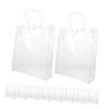 RRULNVGYQ 10pcs Transparent Tote Bag Gift Bag Tote Bags Plastic Tote with Handle Household Clear Bag Clear Bags for Gifts Bulk Gifts for Women Swag Bags Shopping Flowers Pvc Souvenir/1045 view 1