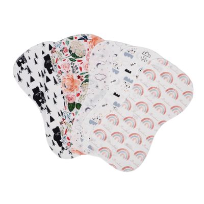 RRULNVGYQ Absorbent Towels 5pcs Burp Cloth Bib for The Bib Towel Bibs Muslin Cotton Newborn Burping Rags Rags Burping Blankets Comfortable Washcloths Newborn Washcloths Sensitive/1055