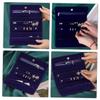 RRULNVGYQ Roll Small Travel Jewelry Organizer Travel Jewelry Storage Bag Traveling Jewellery Travel Jewelry Organizer Bag Necklace Travel Organizer Foldable Suede Bracelet Bag Miss/802 view 3