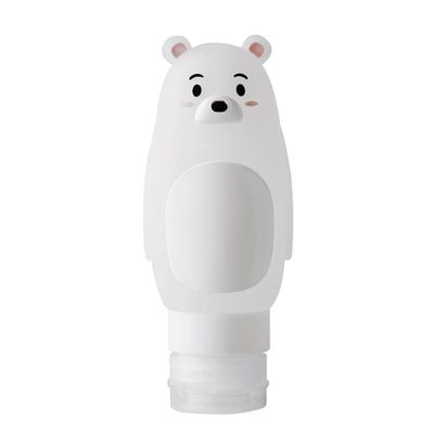 1 Set 3pcs Cartoon Shower Gel Bottle Portable Shampooer Refillable Shower Gel Bottles Liquid Dispenser Shampoo Dispenser Sample Bottles Daily Use Silicone Bottle Travel/1090