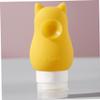 1 Set 3pcs Cartoon Shower Gel Bottle Portable Shampooer Refillable Shower Gel Bottles Liquid Dispenser Shampoo Dispenser Sample Bottles Daily Use Silicone Bottle Travel/1090 view 2