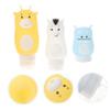 1 Set 3pcs Cartoon Shower Gel Bottle Portable Shampooer Refillable Shower Gel Bottles Liquid Dispenser Shampoo Dispenser Sample Bottles Daily Use Silicone Bottle Travel/1090 view 4