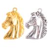 RRULNVGYQ 40pcs Alloy Horse Head Pendant Jewels Crafts Bag Women Accessories Letter Necklace Charm Pendants for Woman Necklace Pendants Jewelries during Alloy Pendant Miss Fashion Bracelet/915 view 1