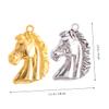 RRULNVGYQ 40pcs Alloy Horse Head Pendant Jewels Crafts Bag Women Accessories Letter Necklace Charm Pendants for Woman Necklace Pendants Jewelries during Alloy Pendant Miss Fashion Bracelet/915 view 2