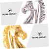 RRULNVGYQ 40pcs Alloy Horse Head Pendant Jewels Crafts Bag Women Accessories Letter Necklace Charm Pendants for Woman Necklace Pendants Jewelries during Alloy Pendant Miss Fashion Bracelet/915 view 4
