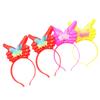 RRULNVGYQ 4 Pcs Colorful Headband Hair Bands Head Band Hair Pin Glowing Hair Hoops Party Headdress Glow Hair Accessories Party Glowing Headband Glowing Headdress Luminous Hairbands/985 view 1