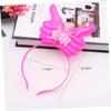 RRULNVGYQ 4 Pcs Colorful Headband Hair Bands Head Band Hair Pin Glowing Hair Hoops Party Headdress Glow Hair Accessories Party Glowing Headband Glowing Headdress Luminous Hairbands/985 view 4