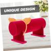 RRULNVGYQ Velvet Headband Display Stand Show Rack Desk Headband Holder Headbands Stand Shop Headwear Organizer Headband Storage Stand 35c Hair Accessories/818 view 3