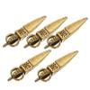 RRULNVGYQ 5pcs Demon Pestle Buckle Hanging Vajra Tool Multi-use Vajra Pendant Buddhist Collection Necklace Religion Pendant Small Vajra Decor Antique Vajra Charms Mini Decor Tibet Key Brass/1009 view 1