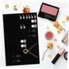 RRULNVGYQ 7pcs Box Jewelry Box Sponge Cushion Earrings Showcase Trays Foam Ring Holder Jewelry Insert Display Mat Black Foam Ring Insert Jewelry Insert Pad Sponges Foam Pad Mosaic/794 view 2