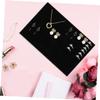RRULNVGYQ 7pcs Box Jewelry Box Sponge Cushion Earrings Showcase Trays Foam Ring Holder Jewelry Insert Display Mat Black Foam Ring Insert Jewelry Insert Pad Sponges Foam Pad Mosaic/794 view 4