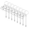 RRULNVGYQ 8pcs Beaded Keychain Keychains Beadable Bar Keychain Bead Keychain Beadable Key Chain Beadable Keychain/1043 view 1