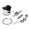 FLMLF 36mm Piston Spark Plug Set for 29cc 30.5cc Zenoah CY Gas Engine for 1/5 Hpi Rofun Rovan Km Baja Lois FG GoPed Redcat Rc Car Parts view 2