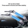 2 Pieces RC Car Front CVD Threepiece Drive Shaft Parts Accessories Suitable for Traxxas Slash (Blue) view 3